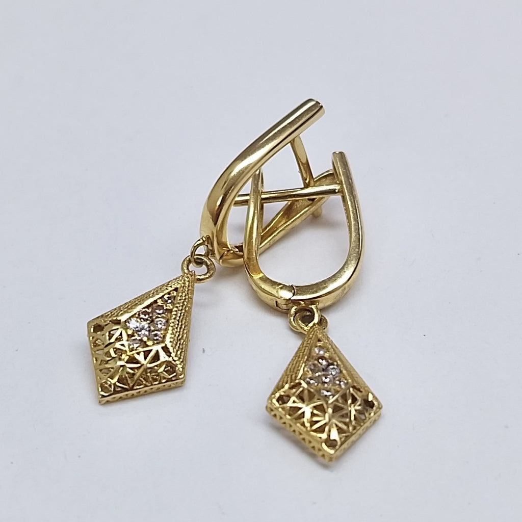 BROQUELES ORO 14K 2.9 (NUEVO)
