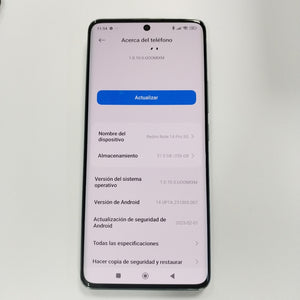 CELULAR XIAOMI REDMI NOTE 14 PRO 5G 24090RA29G (2025) 256 GB 8 GB RAM