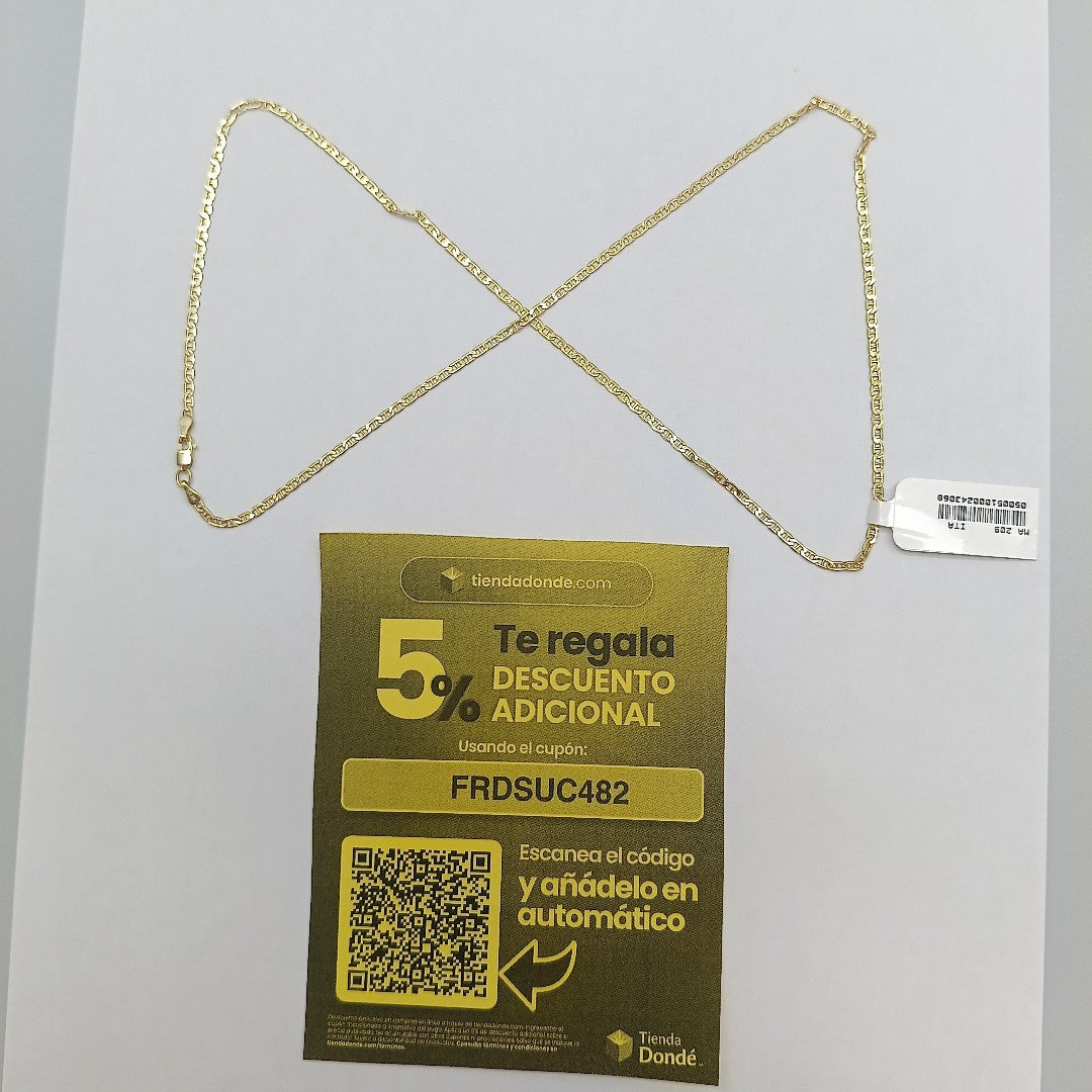 CADENAS GUCHI ORO 14K 6.2 (NUEVO)