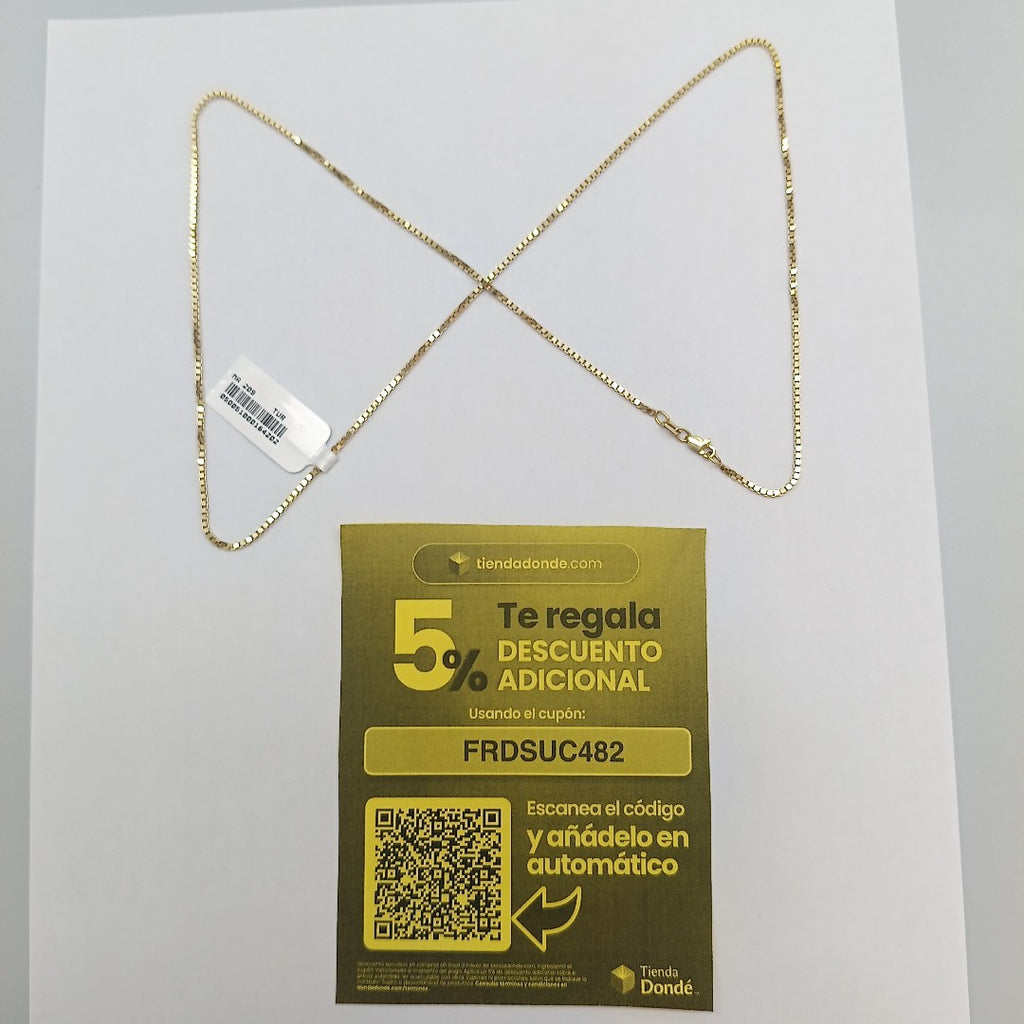 CADENAS ORO 14K 9.5 (NUEVO)