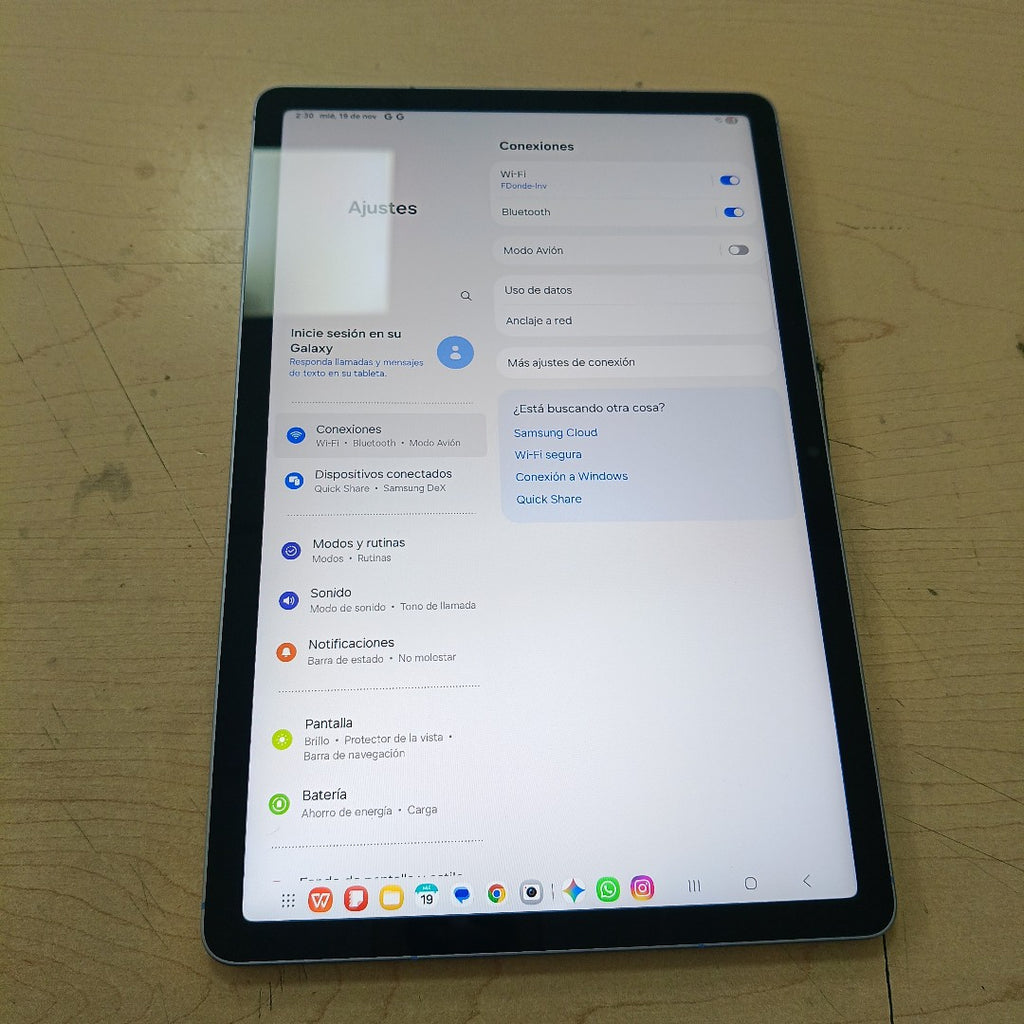 TABLETA SAMSUNG GALAXY TAB S10 FE SM-X520 (2025) 256 GB 12 GB RAM (SEMINUEVO)