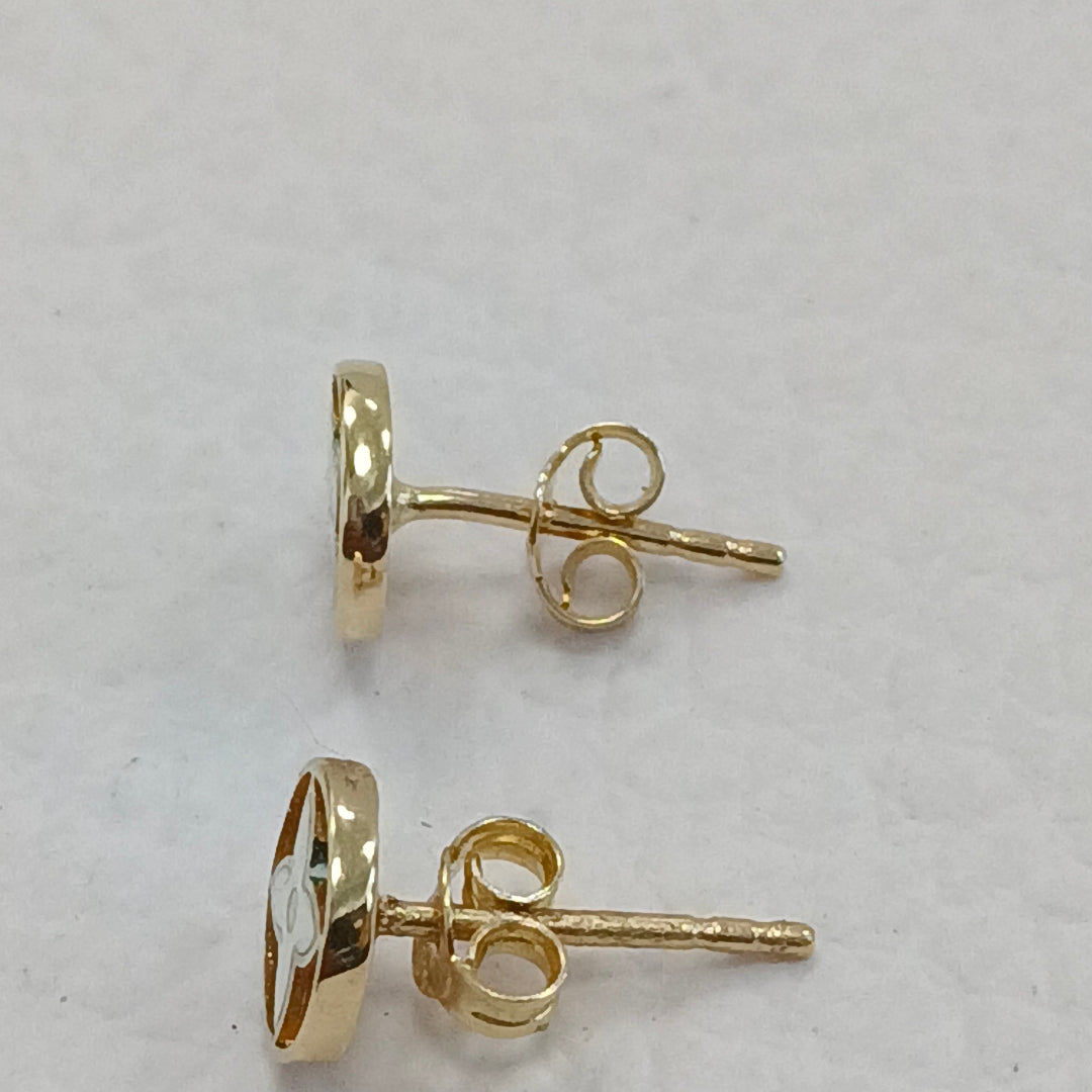 BROQUELES ORO 14K 1.1 (NUEVO)