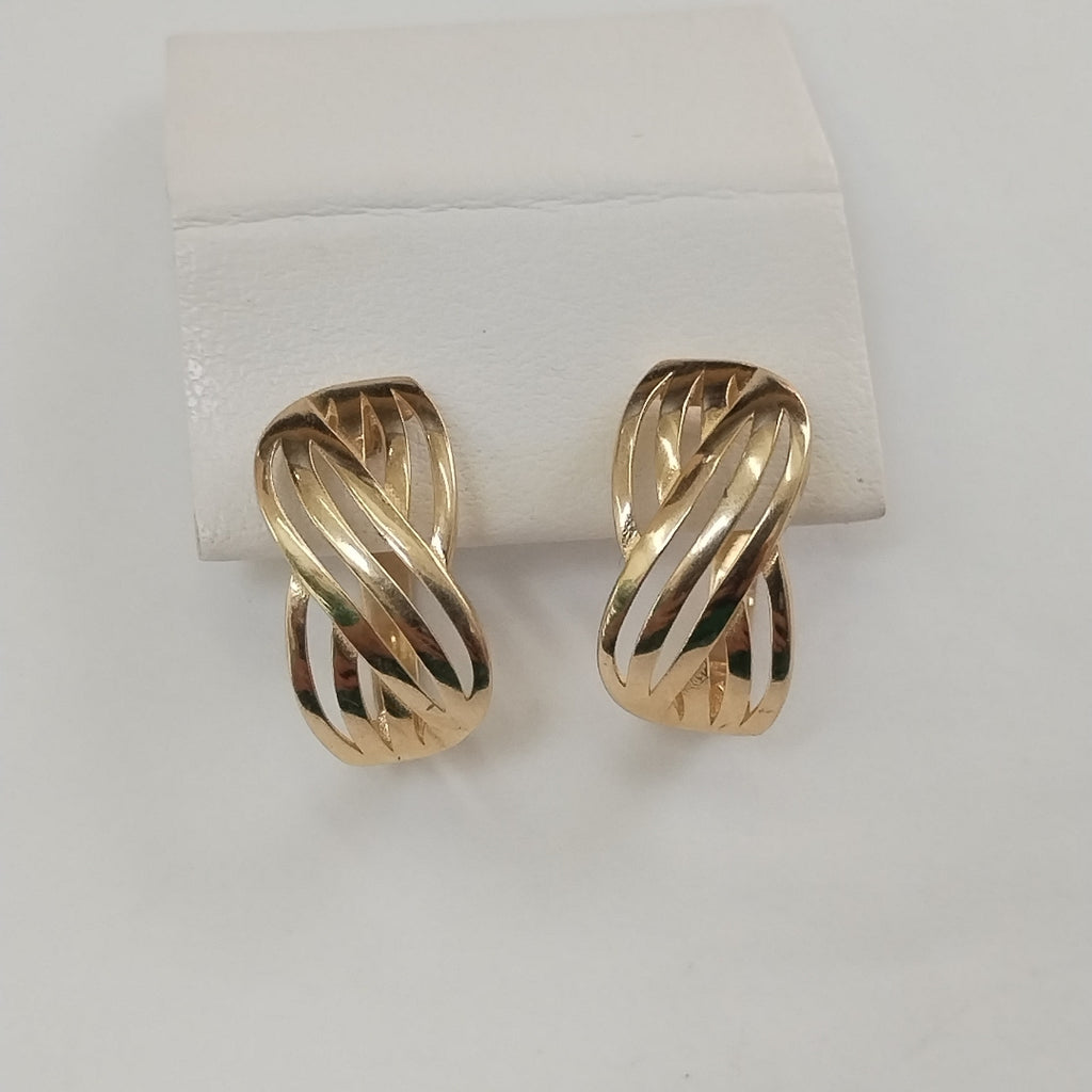 BROQUELES ORO 14K 3.7 (NUEVO)