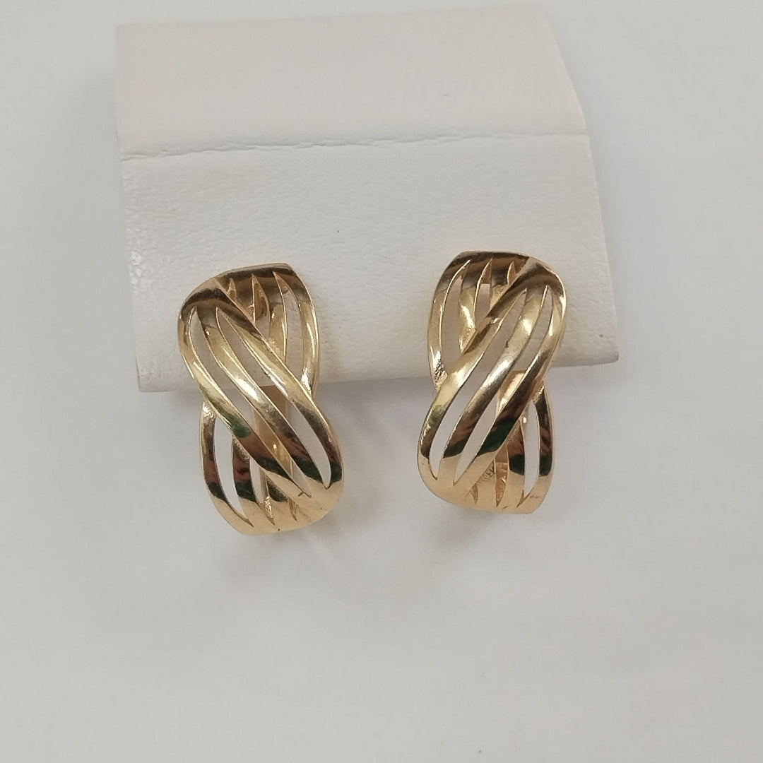 BROQUELES ORO 14K 3.7 (NUEVO)
