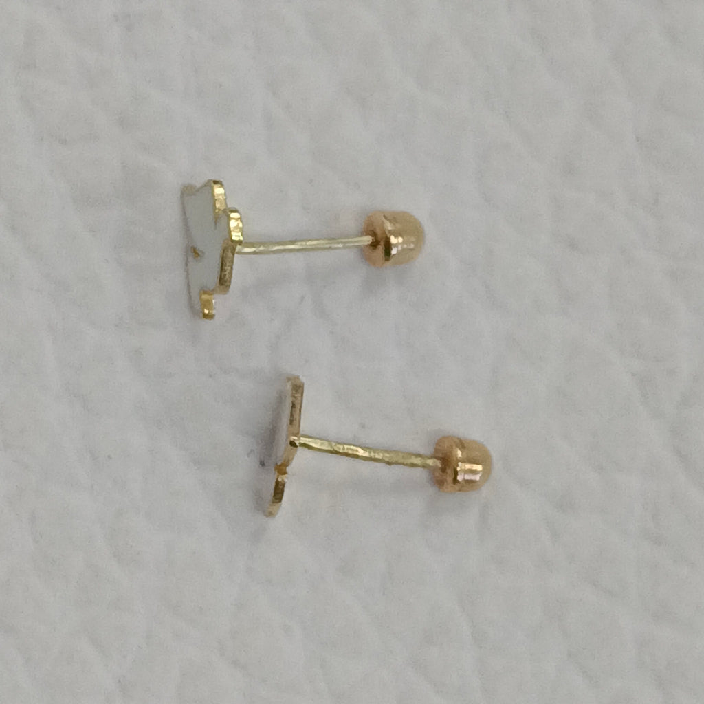 BROQUELES ORO 10K 1 (NUEVO)