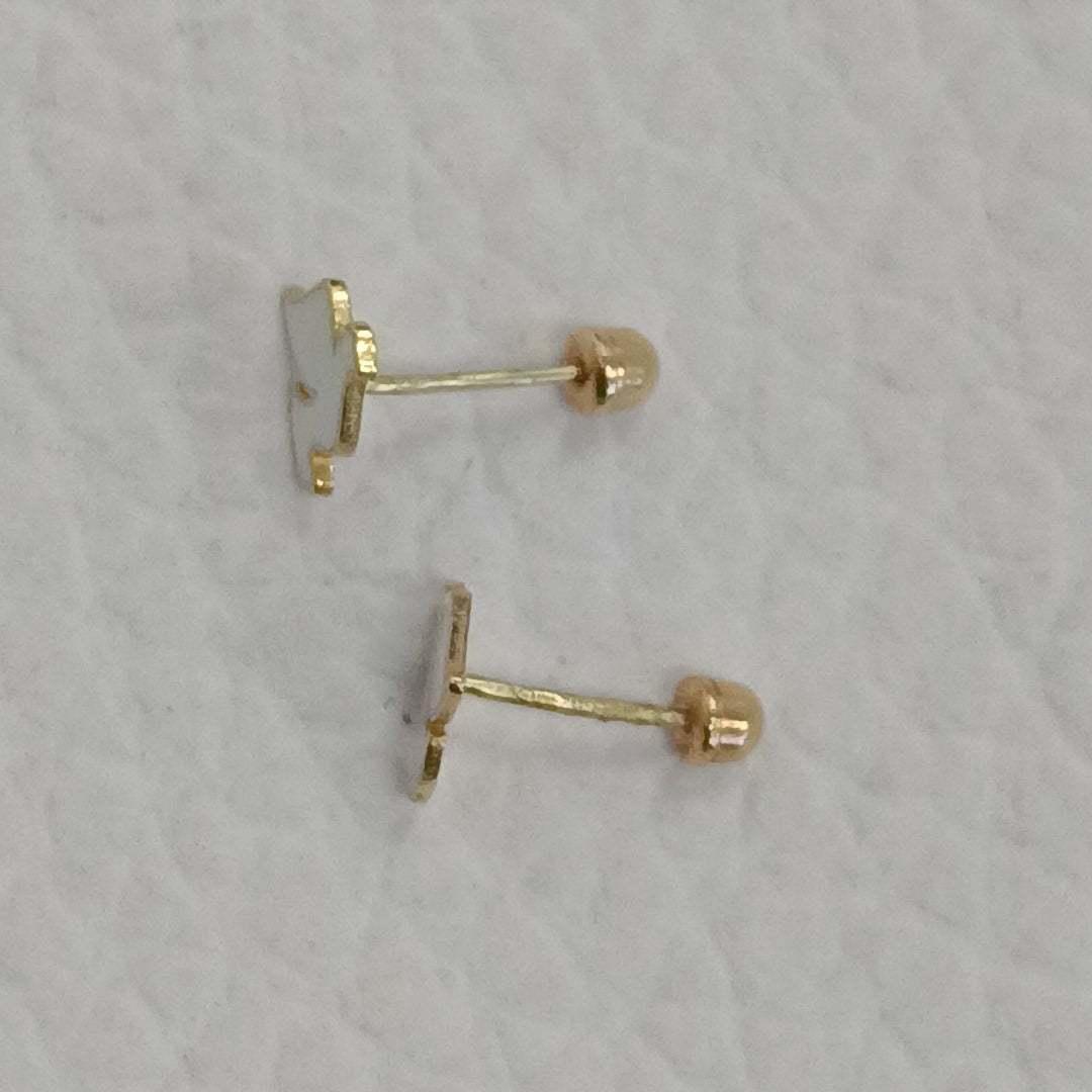 BROQUELES ORO 10K 1 (NUEVO)