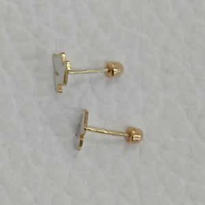 BROQUELES ORO 10K 1 (NUEVO)