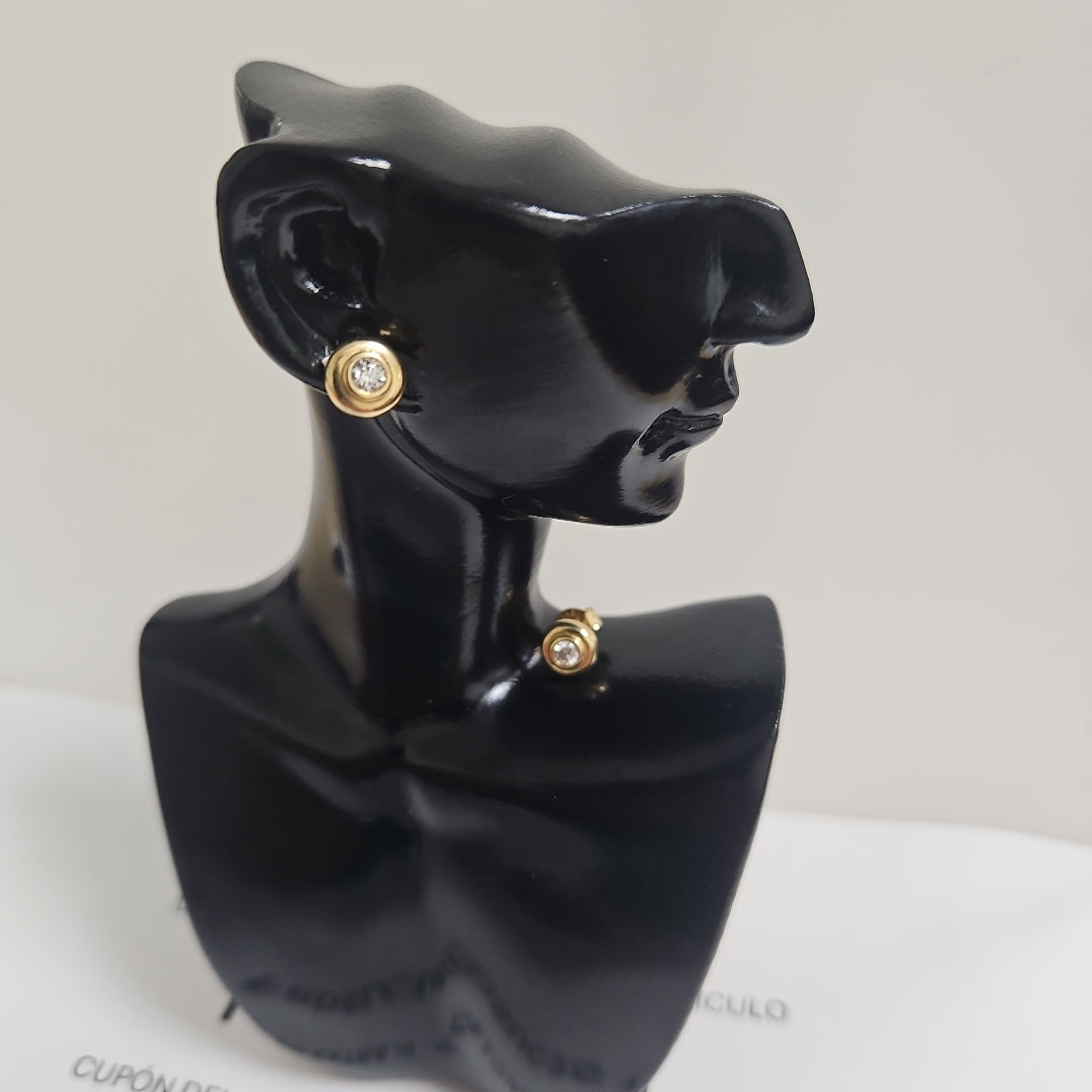 BROQUELES ORO 14K 1.2 (NUEVO)