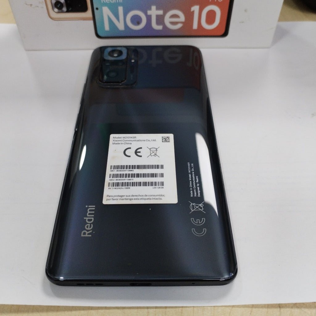 CELULAR XIAOMI REDMI NOTE 10 PRO M2101K6R 128 GB 6 GB RAM (SEMINUEVO)