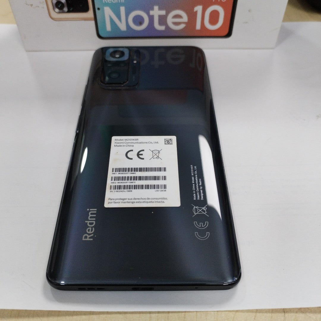 CELULAR XIAOMI REDMI NOTE 10 PRO M2101K6R 128 GB 6 GB RAM (SEMINUEVO)