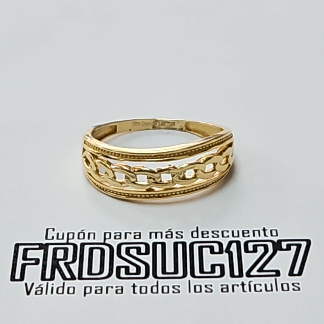 ANILLOS DAMA ORO 14K 2 (NUEVO)
