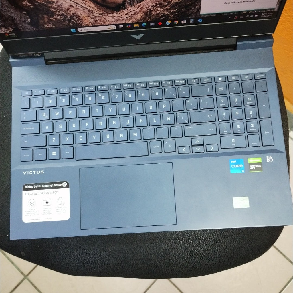 LAPTOP HP VICTUS 16-D0538LA (2023) 512 GB SSD 8 GB RAM (SEMINUEVO)