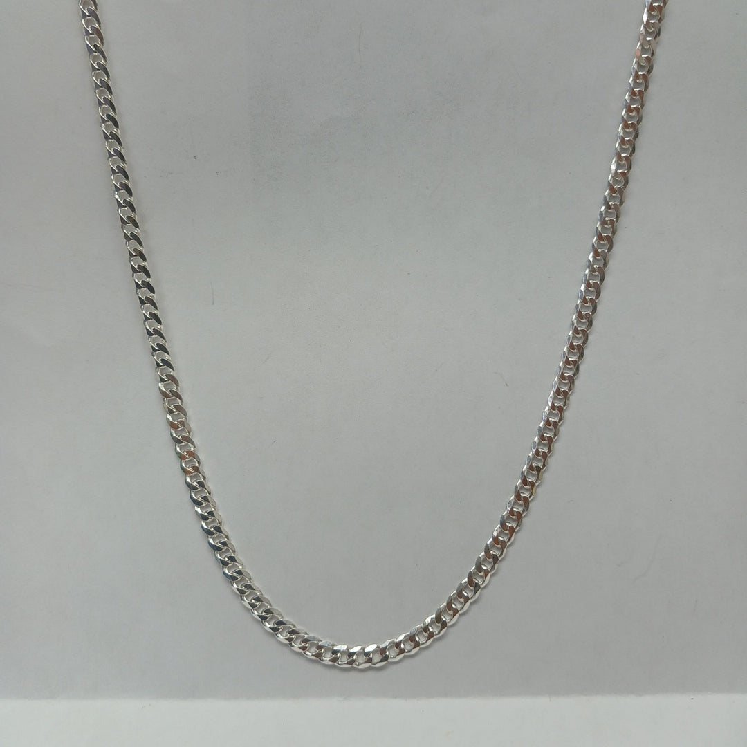 CADENA BARBADA PLATA .925 13.1G (NUEVO)