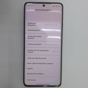 CELULAR XIAOMI REDMI NOTE 14 PRO 5G 24090RA29G (2025) 256 GB 8 GB RAM (SEMINUEVO)