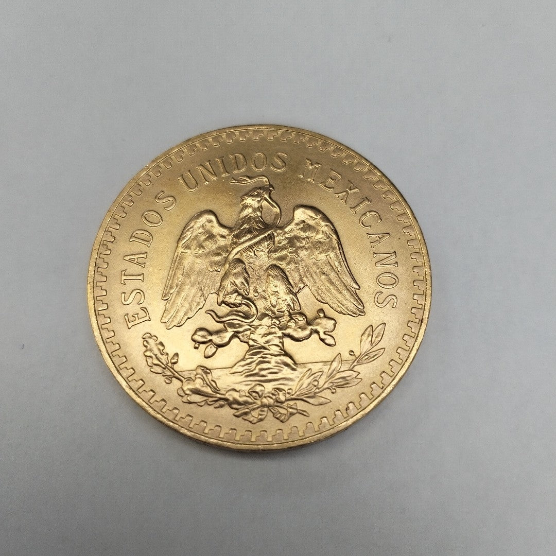 K1 41,60 GRMS 21 K IDENTIFICACIÓN MONEDA NOMINATIVA MONEDAS PESOS 50 PESOS (SEMINUEVO)