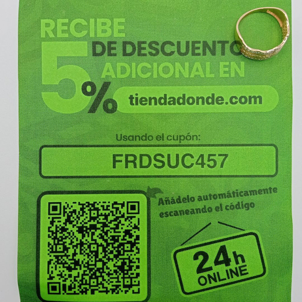 ANILLOS DAMA ORO 14K 2.5 (NUEVO)
