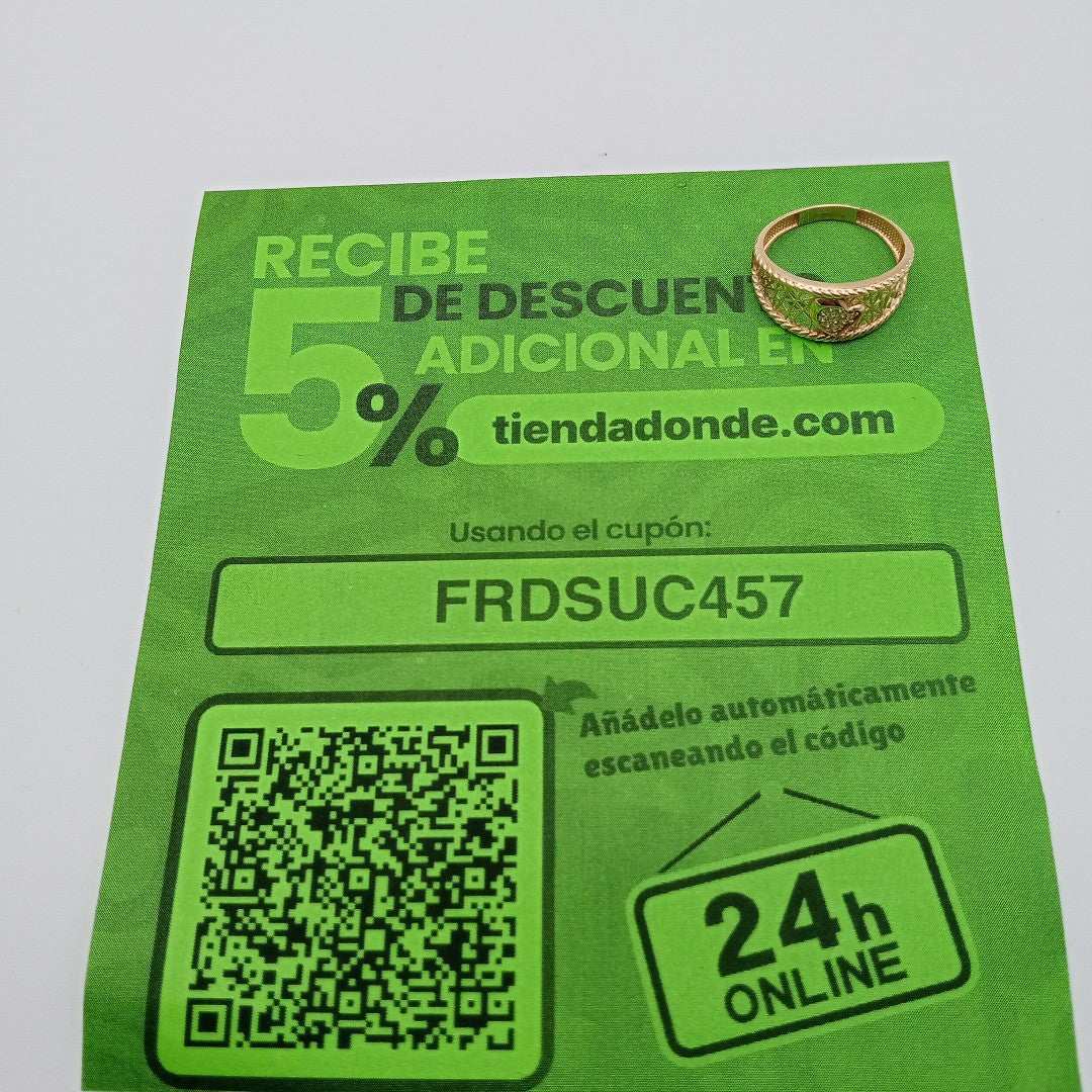 ANILLOS DAMA ORO 14K 2.5 (NUEVO)