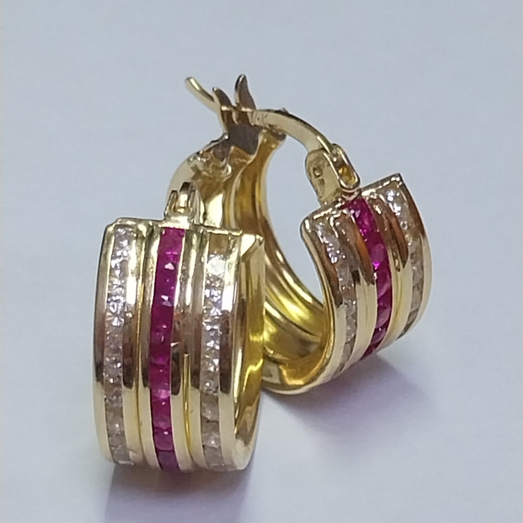 ARRACADAS ORO 14K 2.5 (NUEVO)