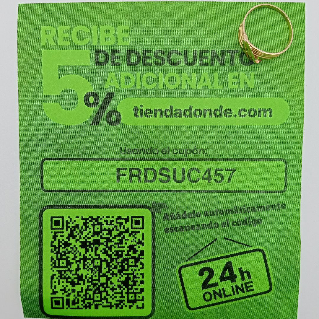 ANILLOS DAMA ORO 14K 1.4 (NUEVO)