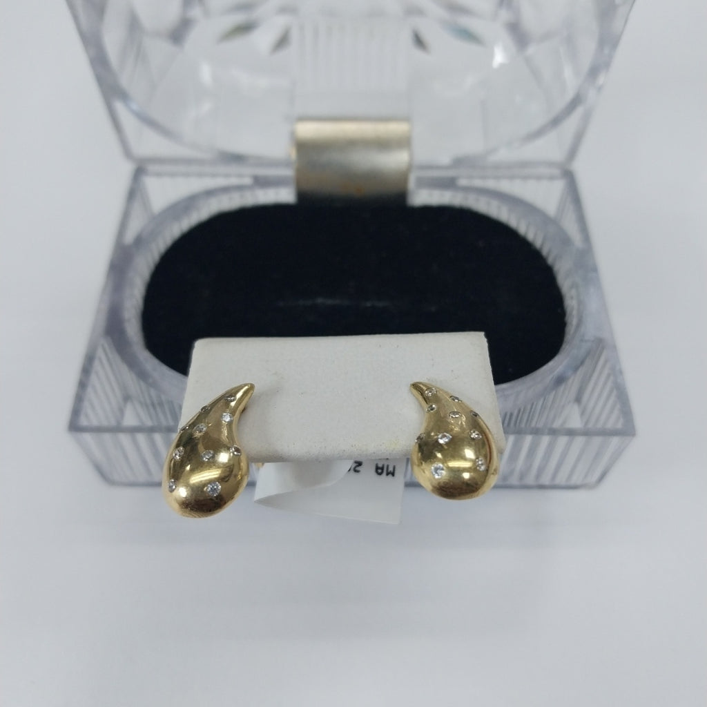 BROQUELES ORO 14K 2 (NUEVO)