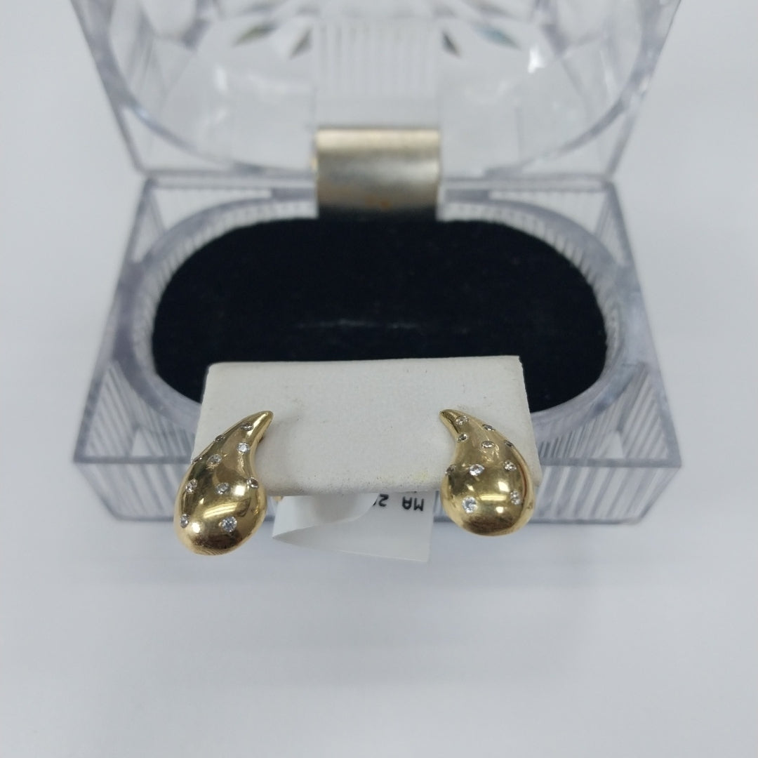BROQUELES ORO 14K 2 (NUEVO)