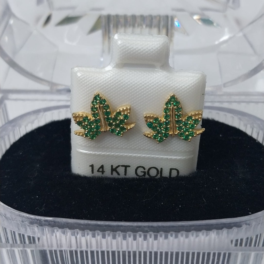 BROQUELES ORO 14K 1.5 (NUEVO)
