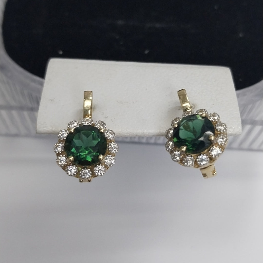 BROQUELES ORO 14K 3.7 (NUEVO)