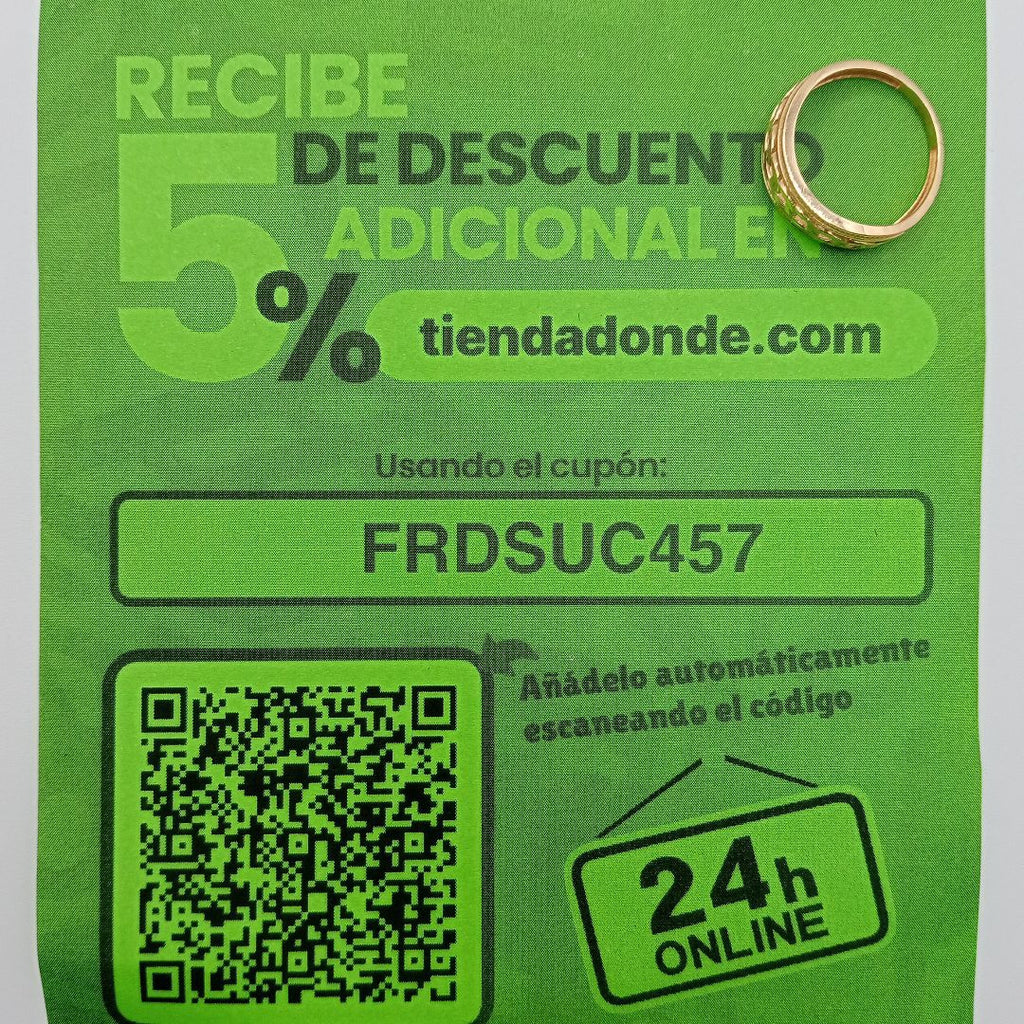 ANILLOS DAMA ORO 14K 2 (NUEVO)