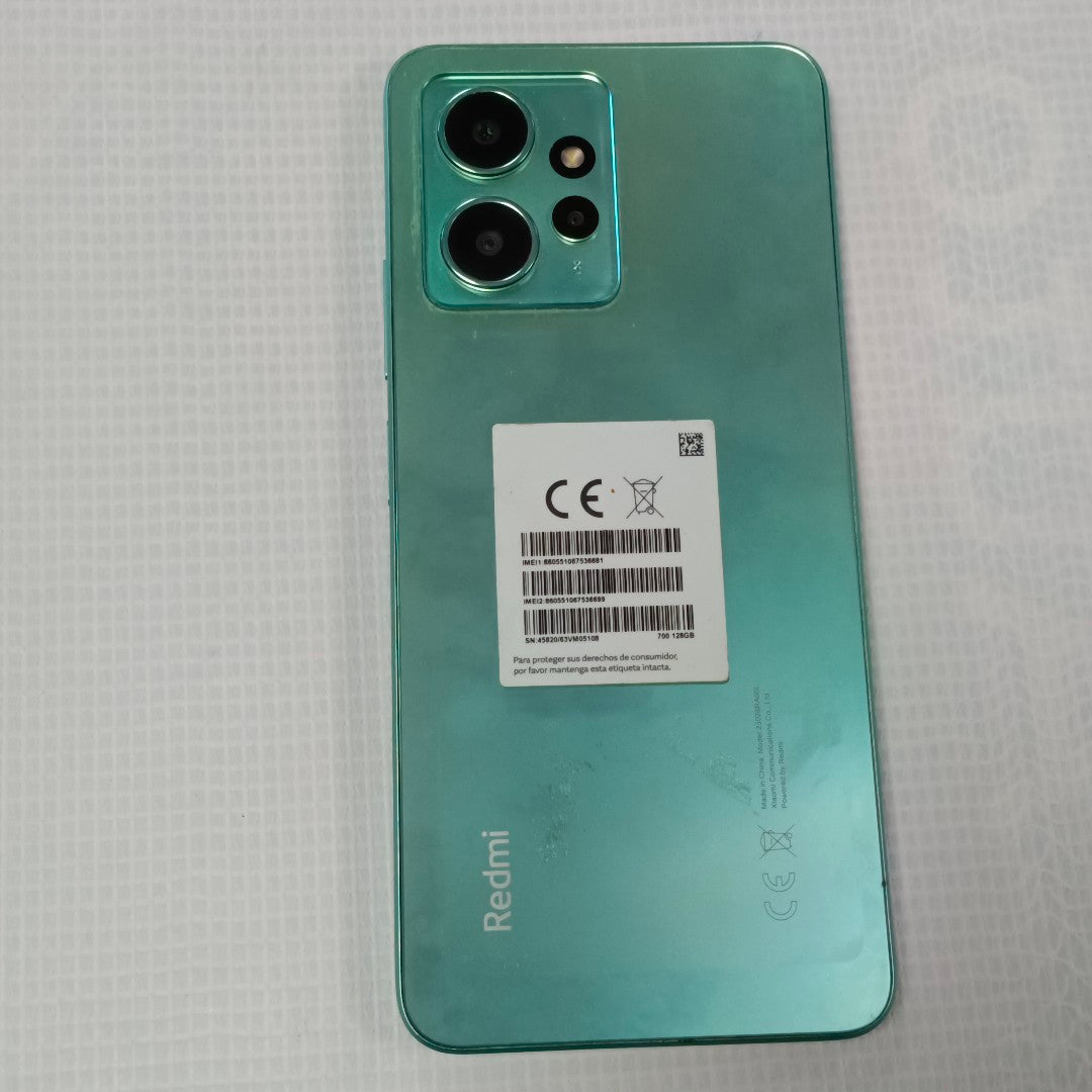 CELULAR XIAOMI REDMI NOTE 12 23028RA60L (2022) 128 GB 4 GB RAM (SEMINUEVO)