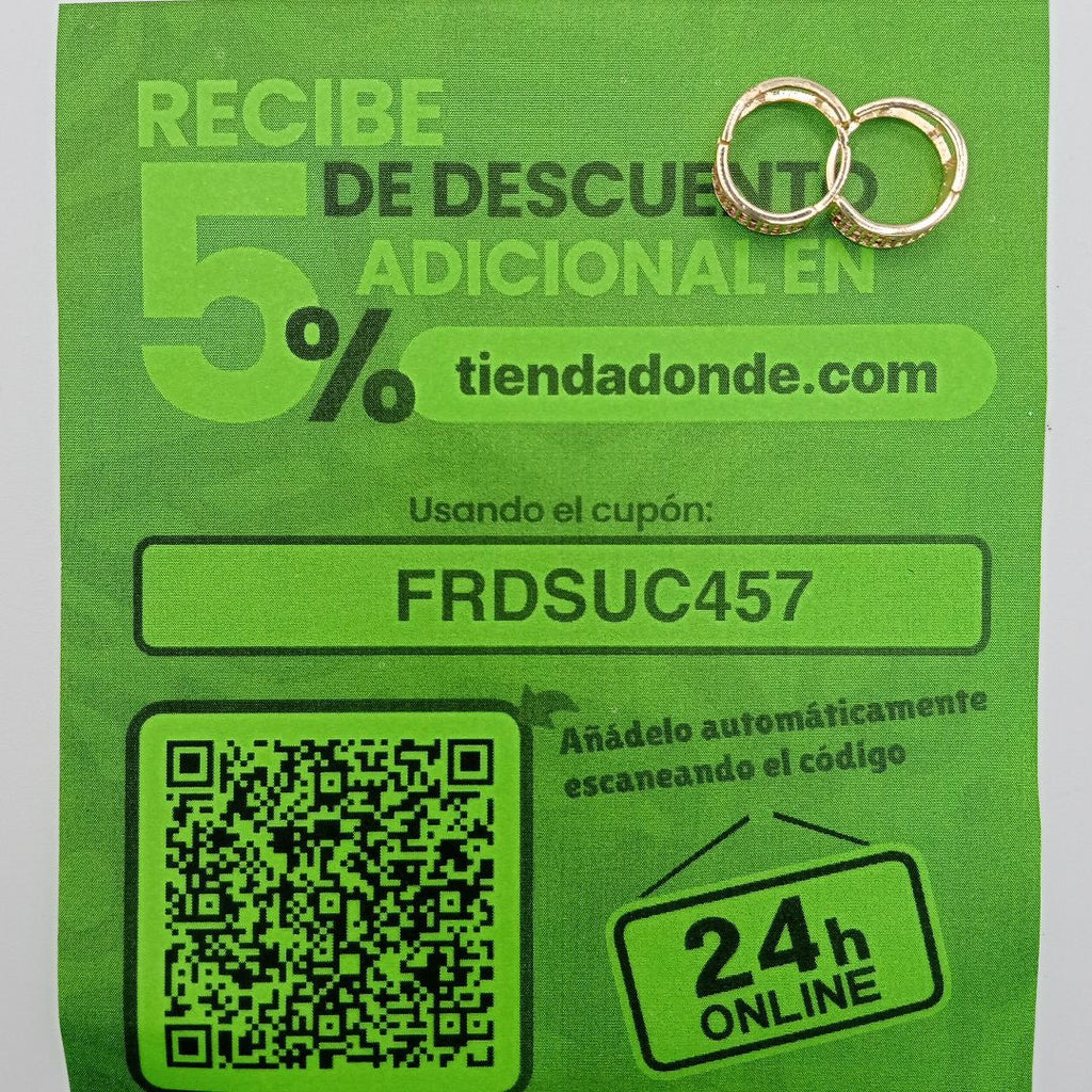 HUGGIES ORO 14K 2.6 (NUEVO)