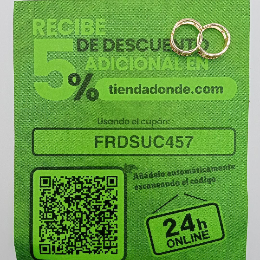 HUGGIES ORO 14K 2.6 (NUEVO)