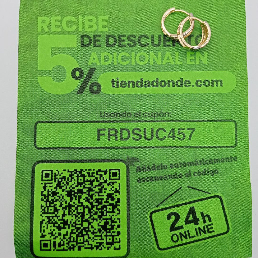 HUGGIES ORO 14K 2.8 (NUEVO)