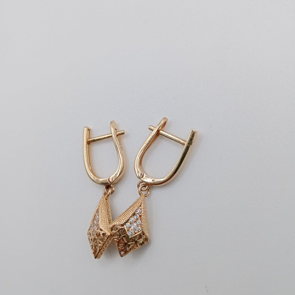 BROQUELES ORO 14K 2.8 (NUEVO)