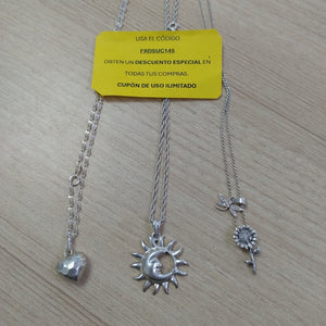 CADENA, DIJE. PLATA. 22.7 GRMS (SEMINUEVO)