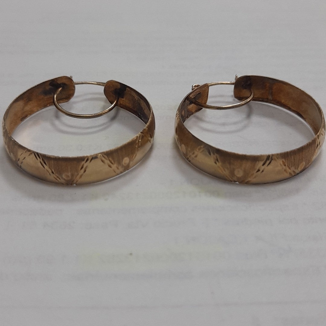 K1 4,50 GRMS 14 K ESPECIFICACIONES COMPLEMENTARIAS PAR DE ARRACADAS (SEMINUEVO)