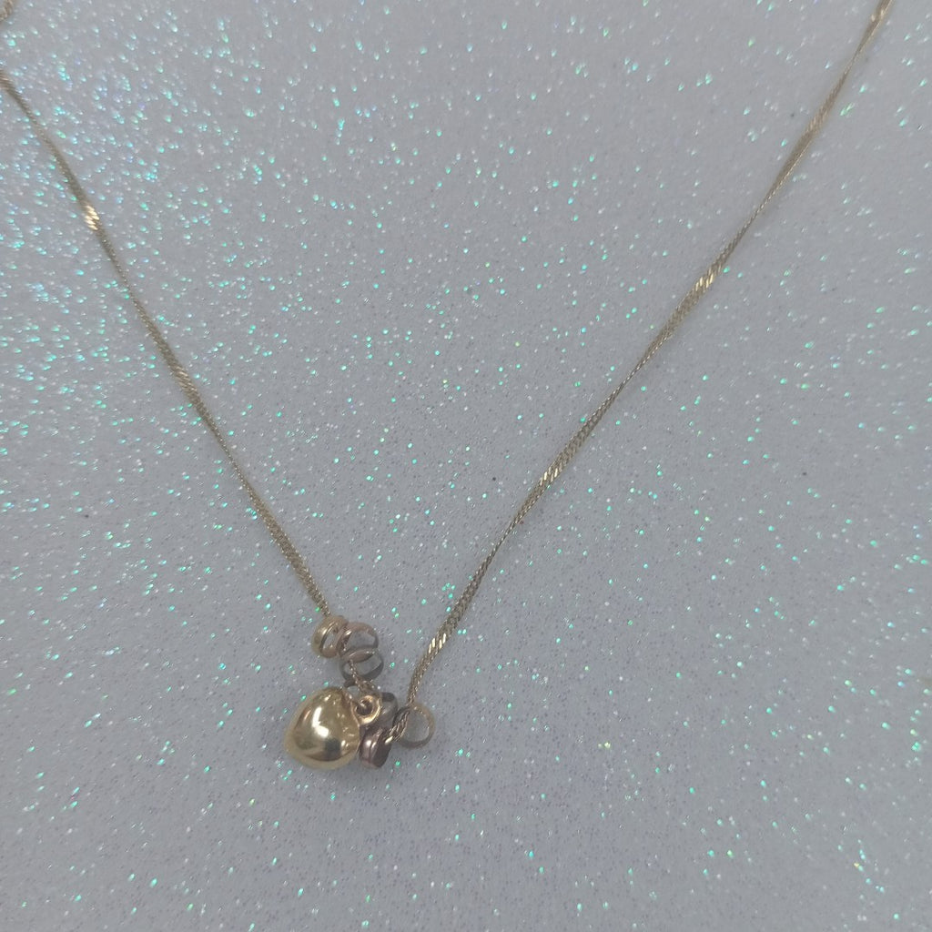 GARGANTILLA. ORO, ORO COMBINADO. 10 K 1.3 GRMS (SEMINUEVO)