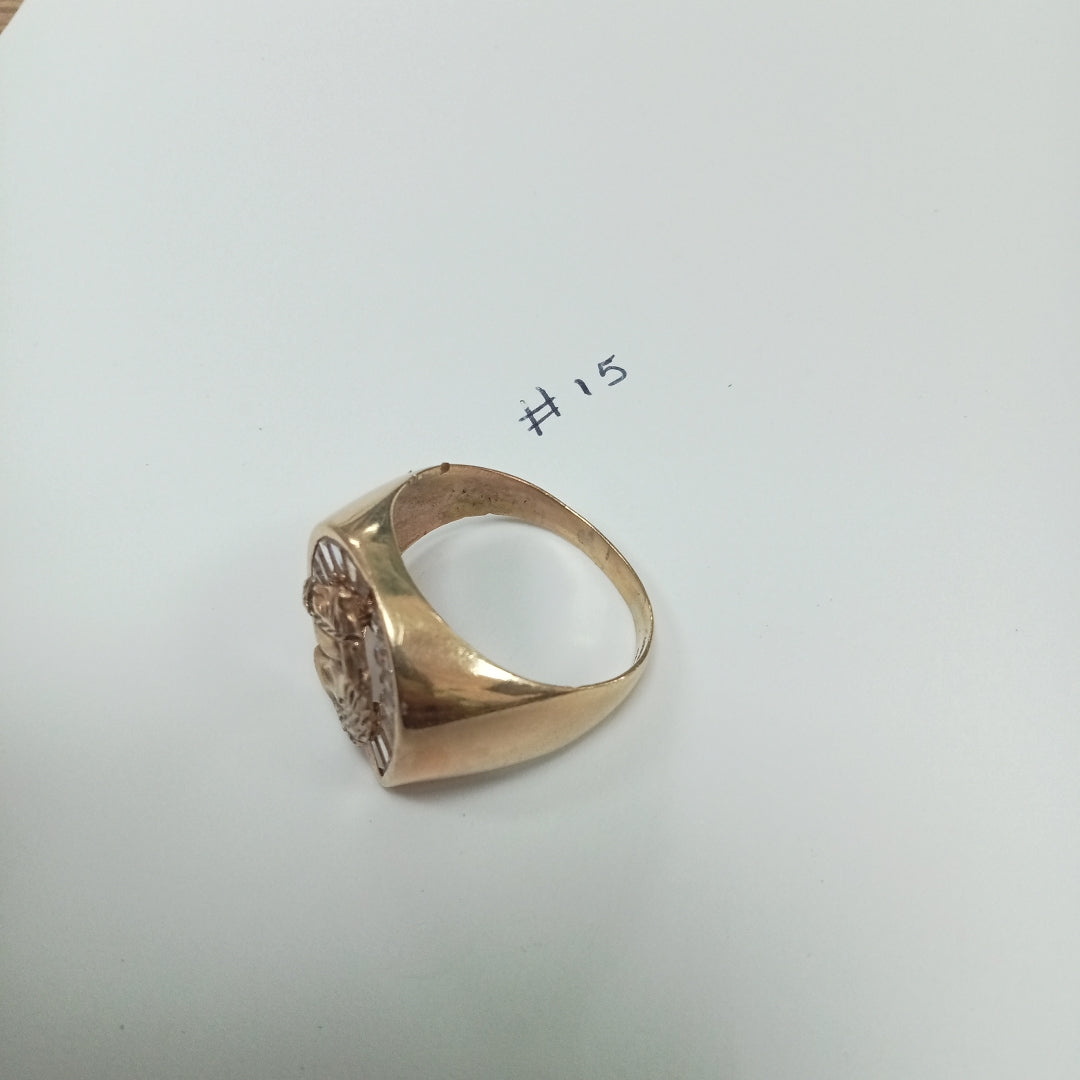 K1 11,70 GRMS 10 K ESPECIFICACIONES COMPLEMENTARIAS ANILLO MTV HERREDURA CON CA (SEMINUEVO)