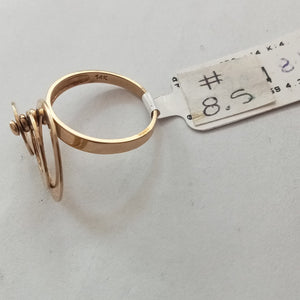 ANILLO. ORO. 14 K 4.3 GRMS (SEMINUEVO)