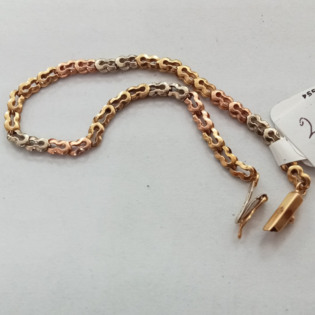 PULSERA ORO,ORO COMBINADO 14 K 3,90 GRMS (SEMINUEVO)