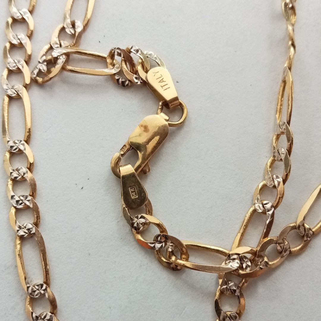 CADENA ORO,ORO COMBINADO 14 K 10,80 GRMS (SEMINUEVO)