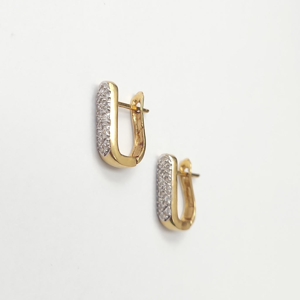 ARETES PAR ORO 10 K 3,70 GRMS (SEMINUEVO)