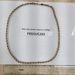 CADENA. ORO. 8 K 17.6 GRMS (SEMINUEVO)
