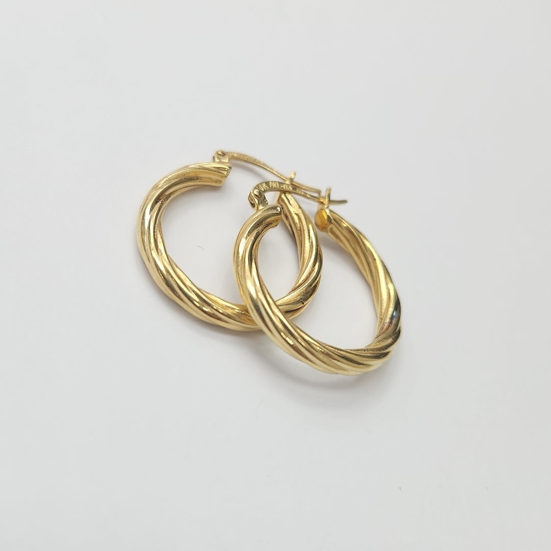 ARRACADAS PAR. ORO. 14 K 4.6 GRMS (SEMINUEVO)