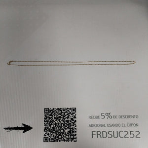 CADENA. ORO. 10 K 1.9 GRMS (SEMINUEVO)