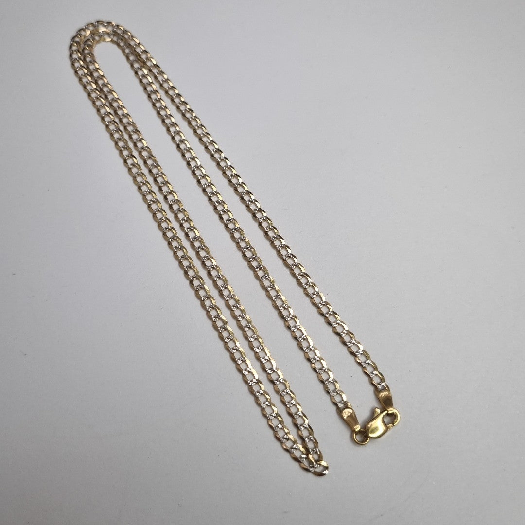 CADENA. ORO, RODIADO 14 K 6.9 GRMS (SEMINUEVO)