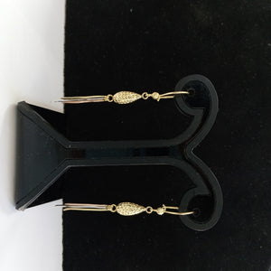 ARETES PAR. ORO. 10 K 1.8 GRMS (SEMINUEVO)
