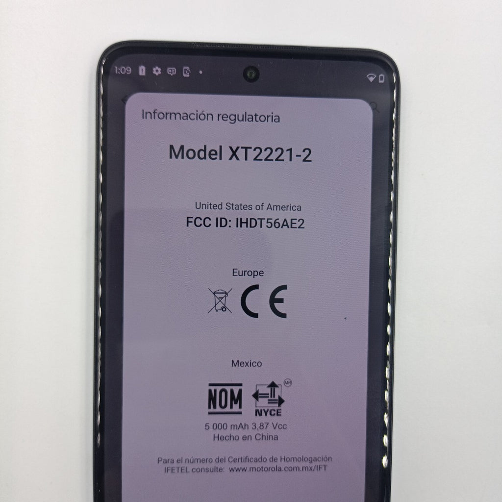 CELULAR MOTOROLA MOTO G52 XT2221-2 256 GB 6 GB RAM (SEMINUEVO)