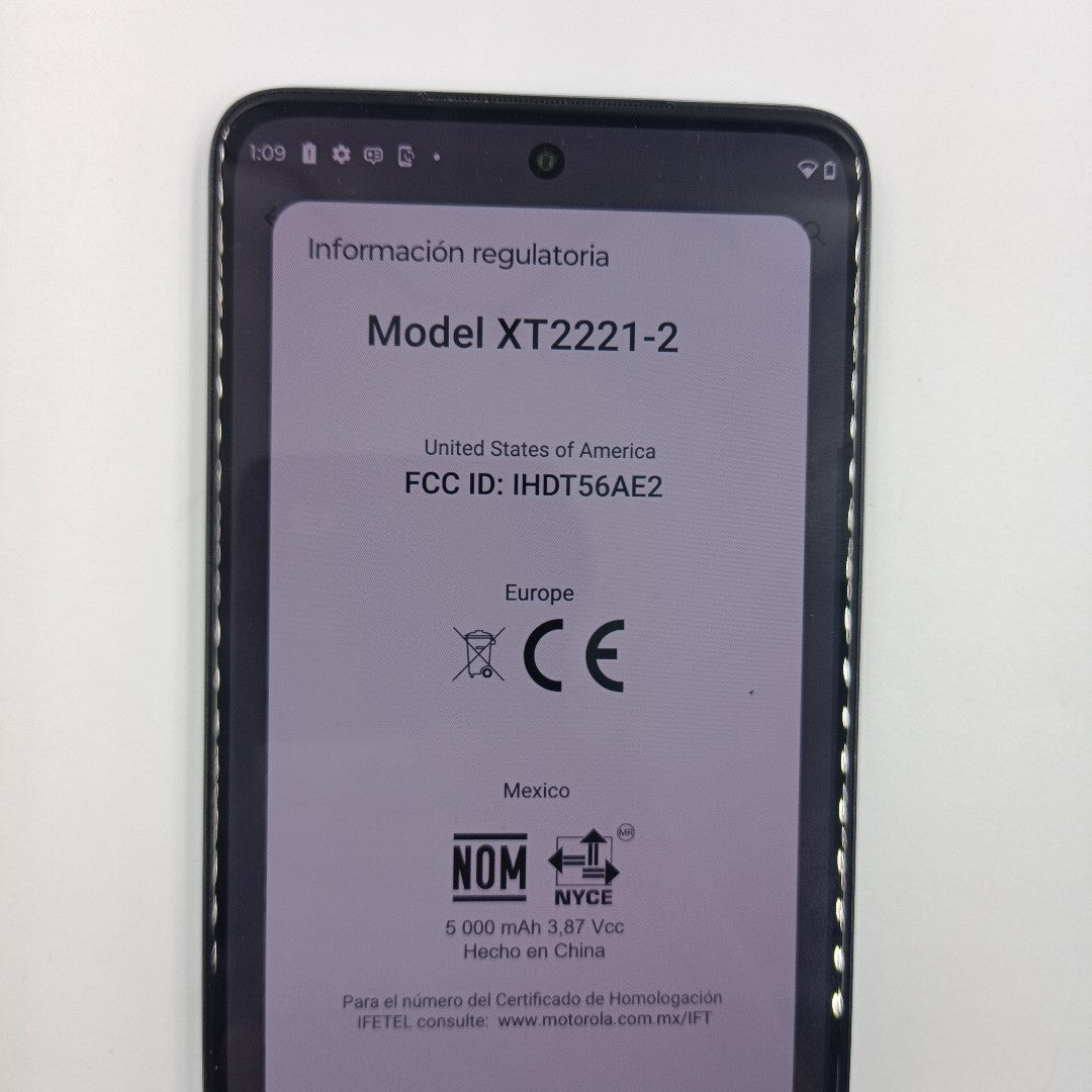 CELULAR MOTOROLA MOTO G52 XT2221-2 256 GB 6 GB RAM (SEMINUEVO)