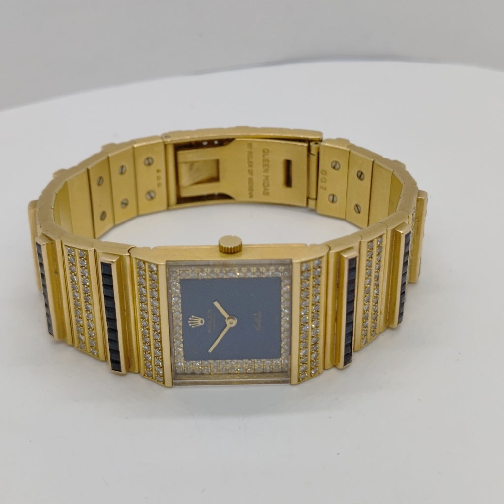 RELOJ CAJA Y PULSO ORO. ORO. 18 K 120.7 GRMS (SEMINUEVO)