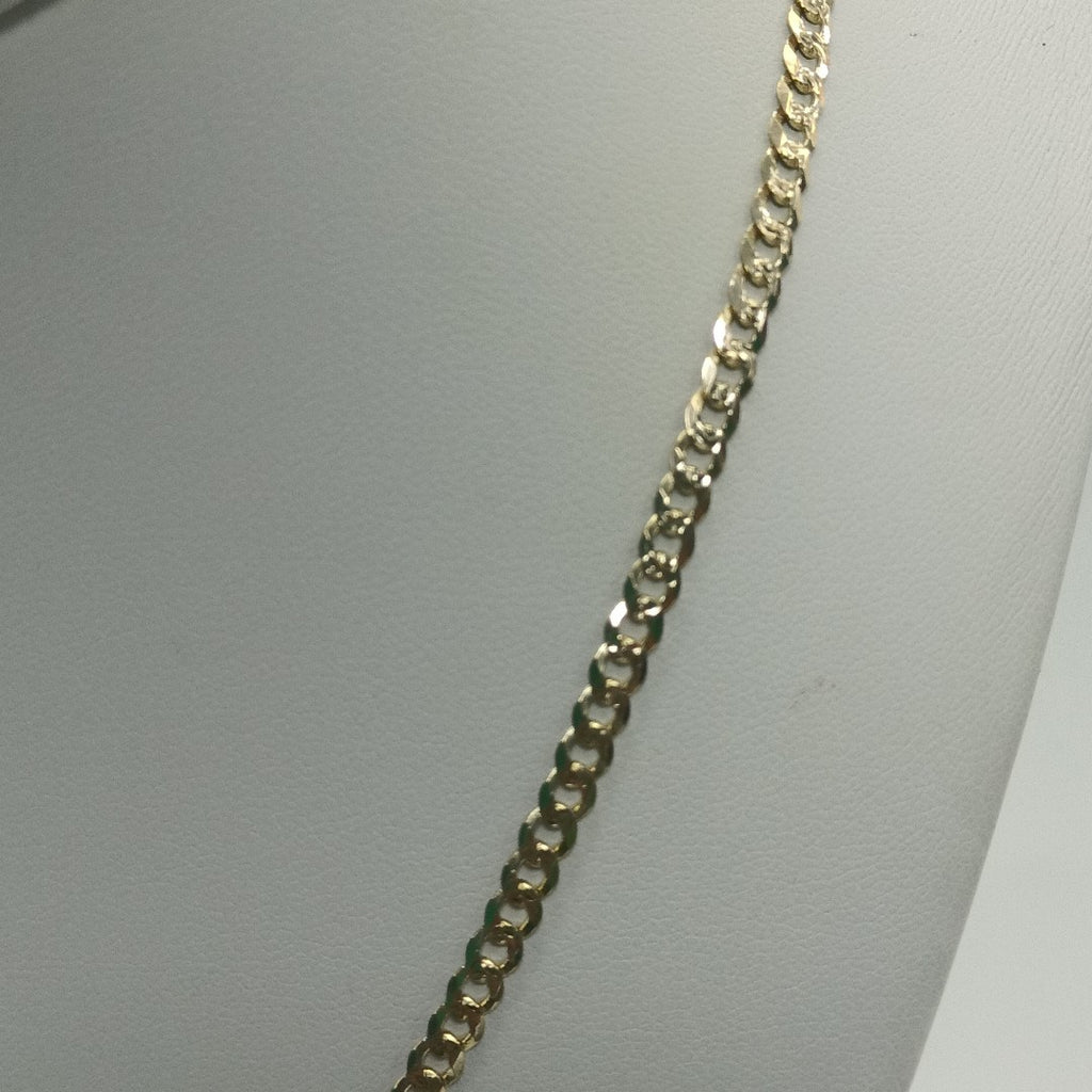 CADENA BARBADA DIAMANTADA 11.11GR 55 CM CM (NUEVO)